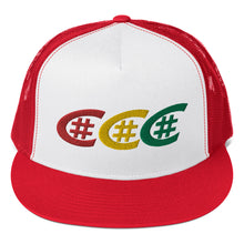Load image into Gallery viewer, #Crucial Tripple Logo Embroidered Trucker Cap