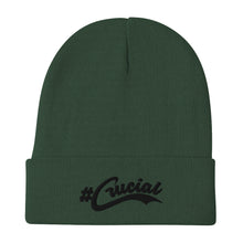Load image into Gallery viewer, #Crucial Embroidered Beenie