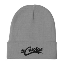 Load image into Gallery viewer, #Crucial Embroidered Beenie