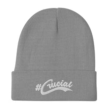 Load image into Gallery viewer, #Crucial Embroidered Beenie