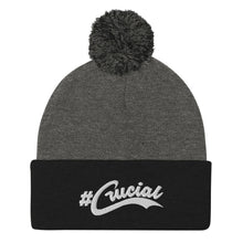 Load image into Gallery viewer, #Crucial Split Color Pom-Pom Beenie