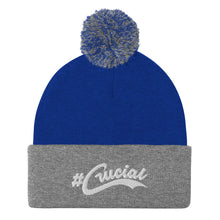 Load image into Gallery viewer, #Crucial Split Color Pom-Pom Beenie