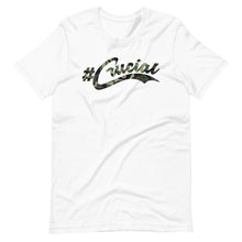 Load image into Gallery viewer, #Crucial Camo Print Short-Sleeve Unisex T-Shirt
